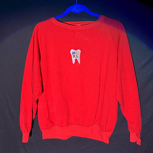 Embroidered 1 of 1 Crewneck Sweater